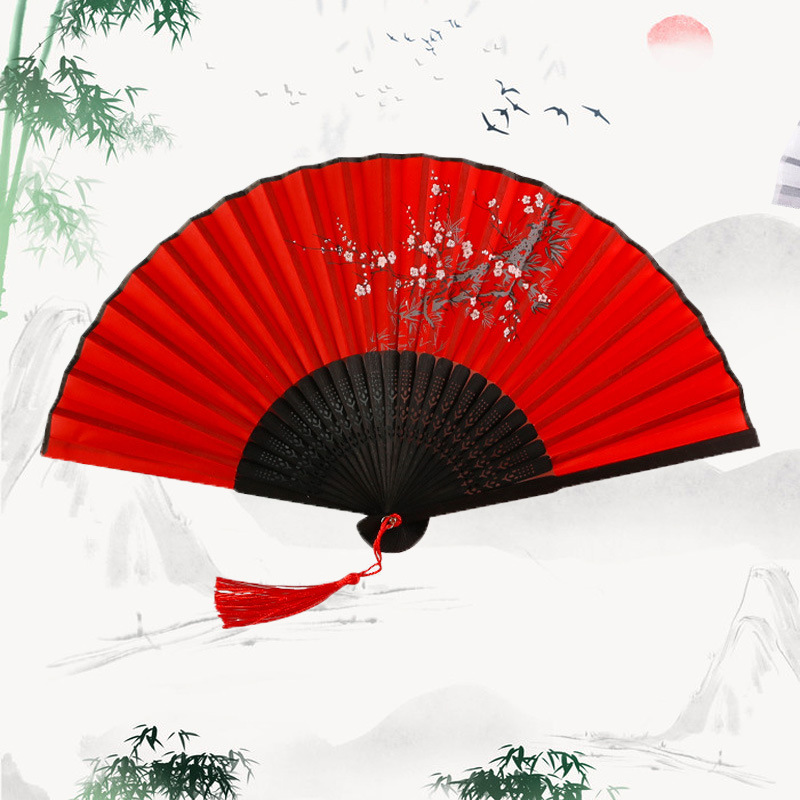 Console Retro Gaming Portable - Handheld Folding Fans Chinese Retro Style