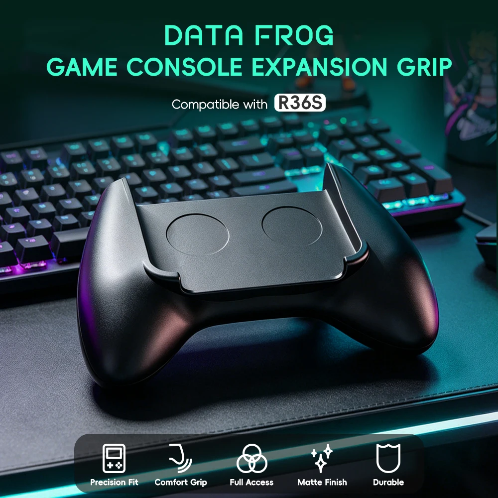 Console Retro Gaming Portable - Data Frog R36S Game Grip Ergonomic