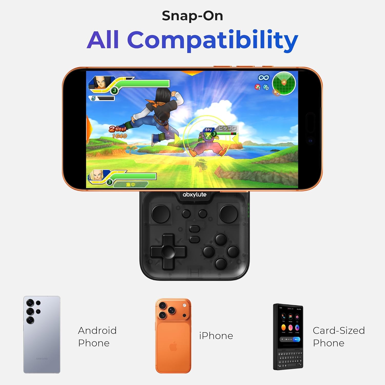 Retro Gaming Phone - M4 Snap-On Mobile Gaming Controller for