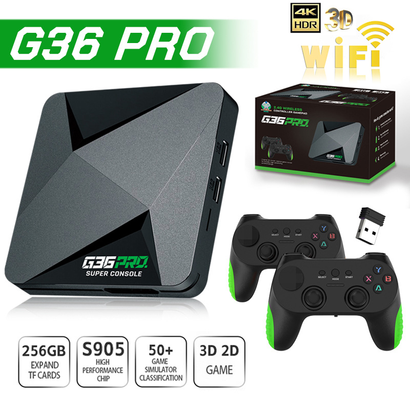 Retro Gaming Tv Box - Super G36 Pro Game Console 256G