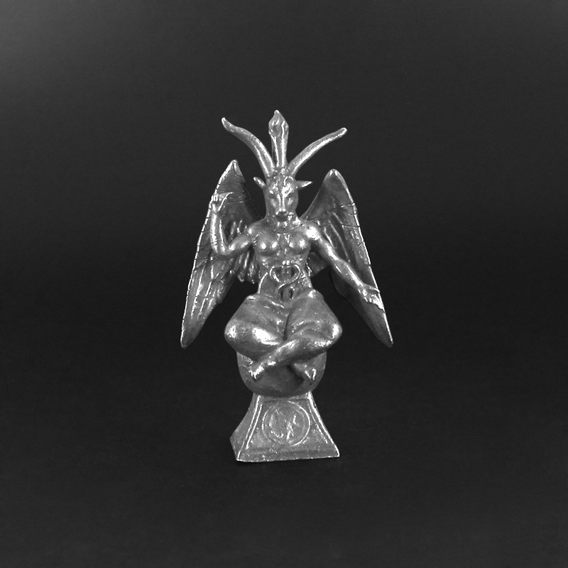 Retro Gaming Gif - Retro Goat Statue Copper Mini Figurine