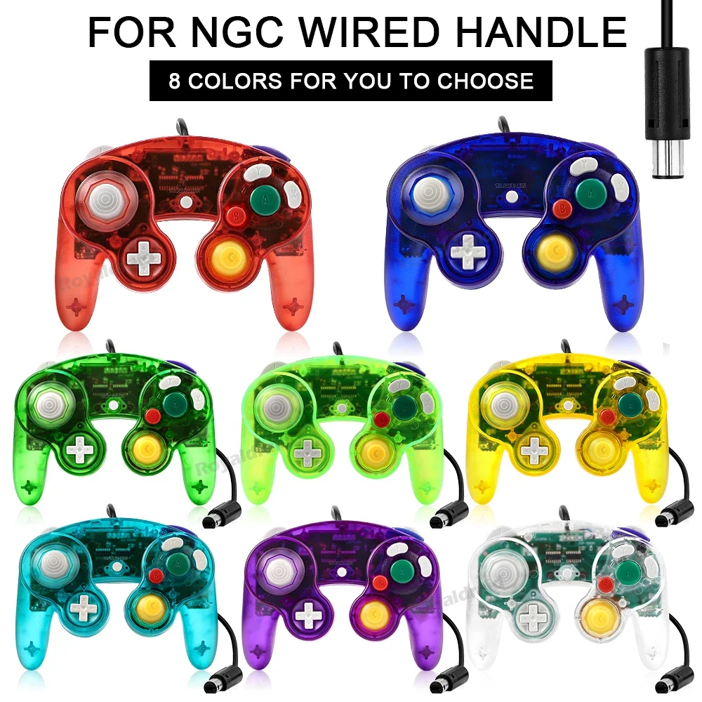 8 Colors Transparent For NGC W - đánh giá và giá Retro Gaming Joystick
