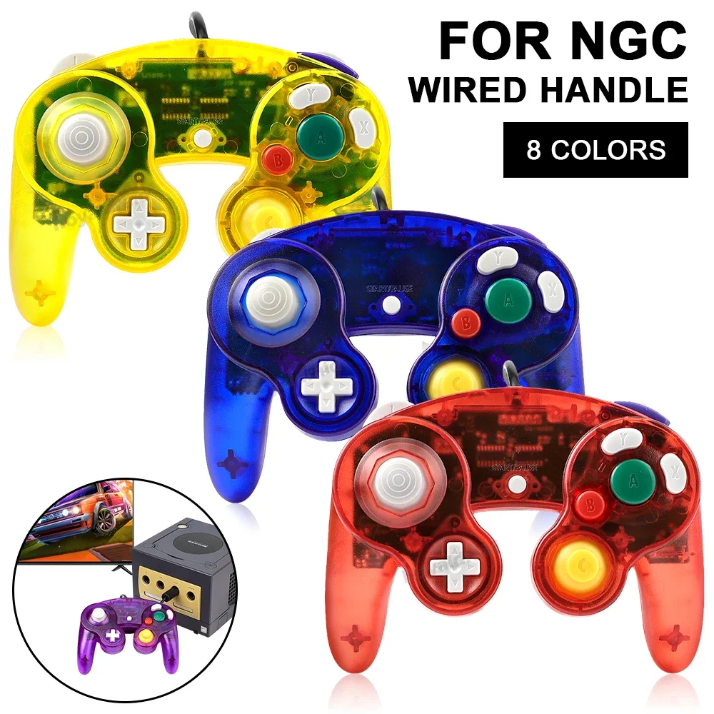 8 Colors Transparent For NGC W - đánh giá và giá Retro Gaming Joystick