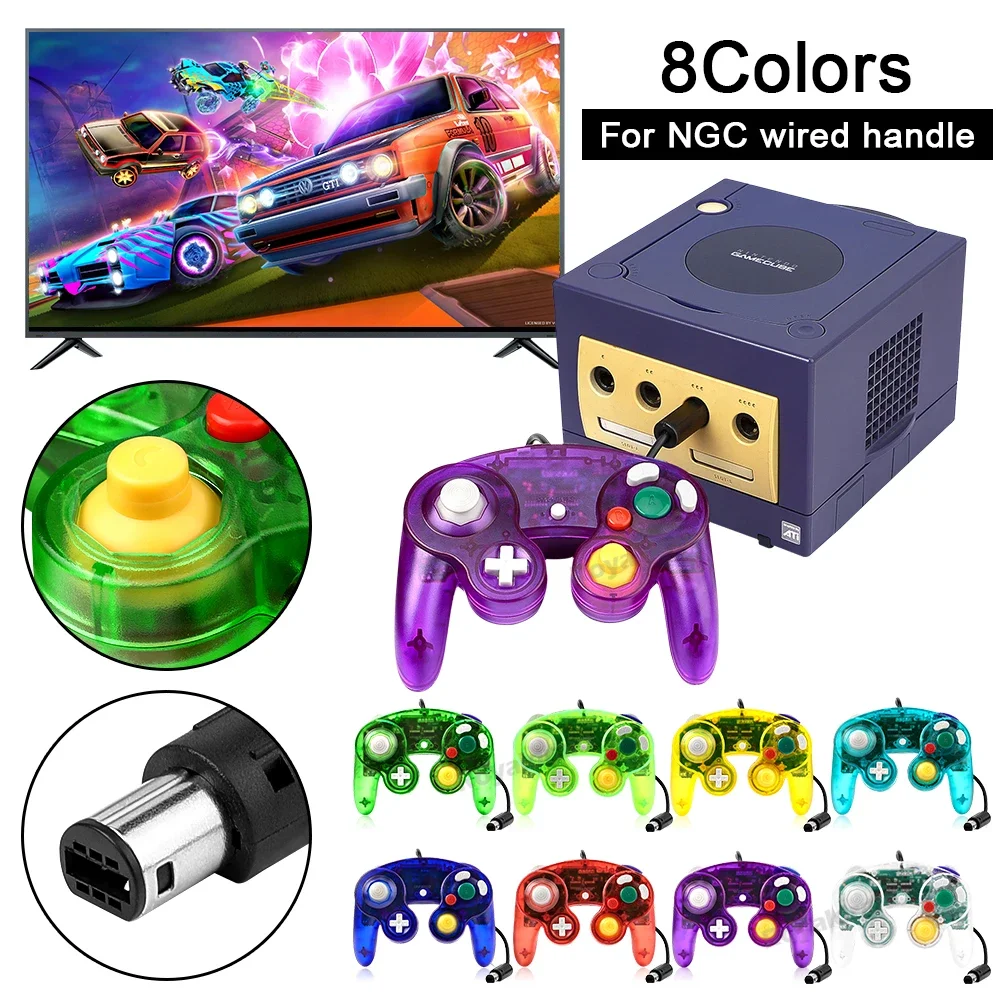 8 Colors Transparent For NGC W - đánh giá và giá Retro Gaming Joystick
