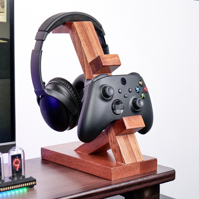 Wooden Controller Stand Multif - đánh giá và giá Retro Gaming Space