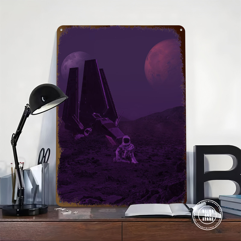 Space Travel Metal Poster Cust - đánh giá và giá Retro Gaming Space