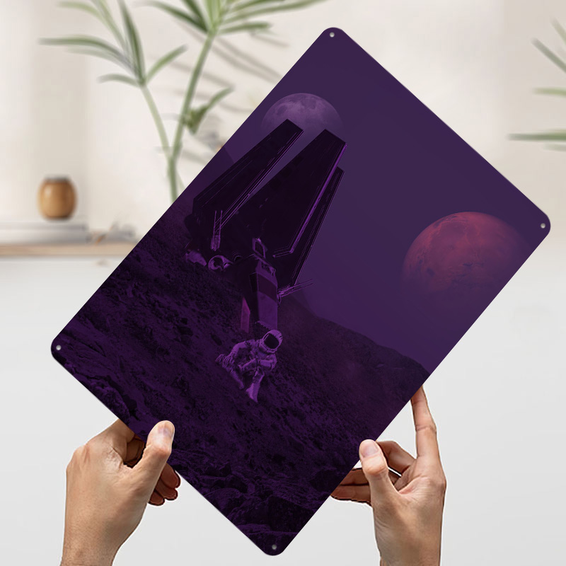 Space Travel Metal Poster Cust - đánh giá và giá Retro Gaming Space