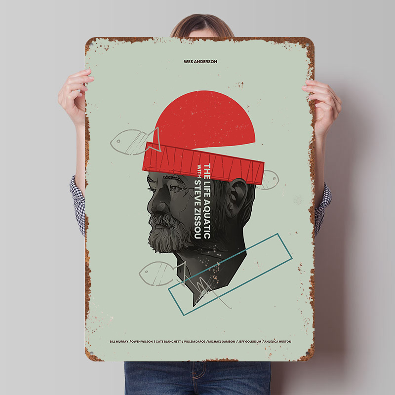 The Life Aquatic Printed Poste - đánh giá và giá Retro Gaming Life