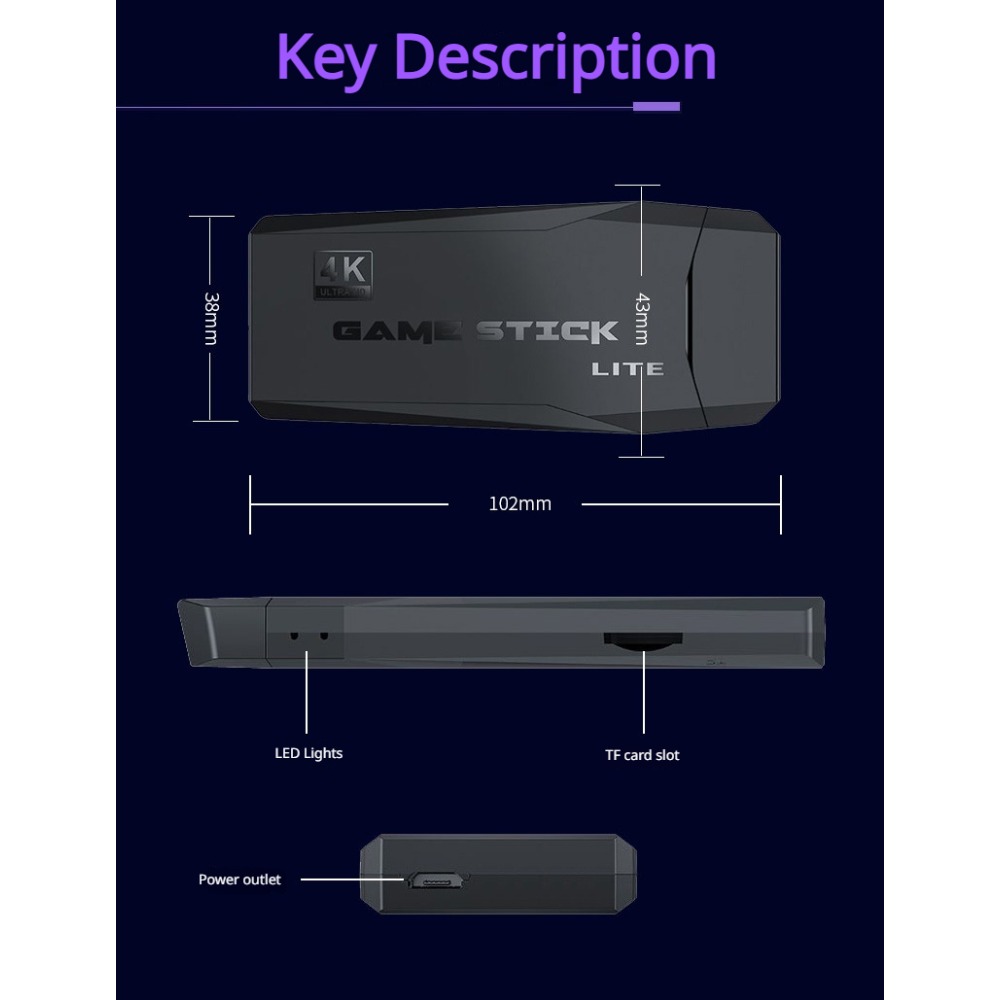 Portable 4K Retro Game Stick C - đánh giá và giá Retro Gaming Mister