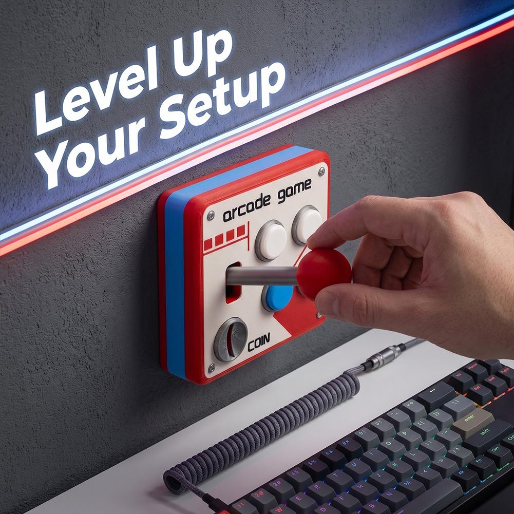 3D Printed Retro Arcade Switch - đánh giá và giá Retro Gaming Joystick