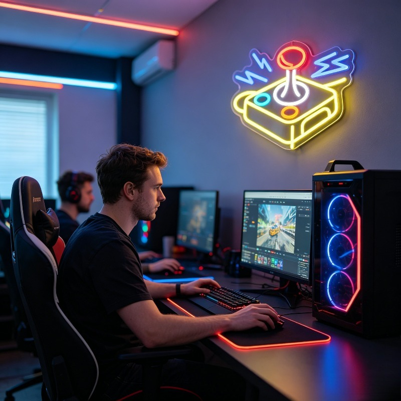 Arcade Joystick Neon Sign LED  - đánh giá và giá Retro Gaming Joystick