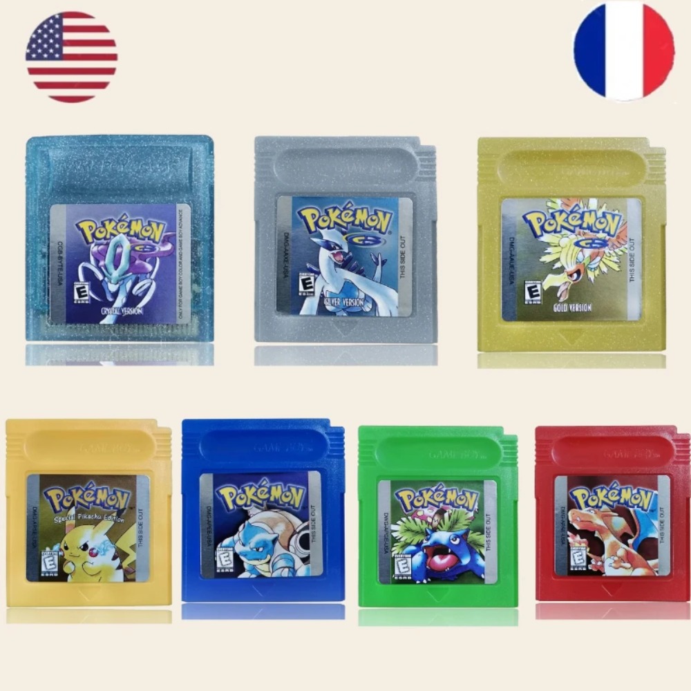 GBC 16 bit Pok é mon game cart - đánh giá và giá Retro Gaming Gif
