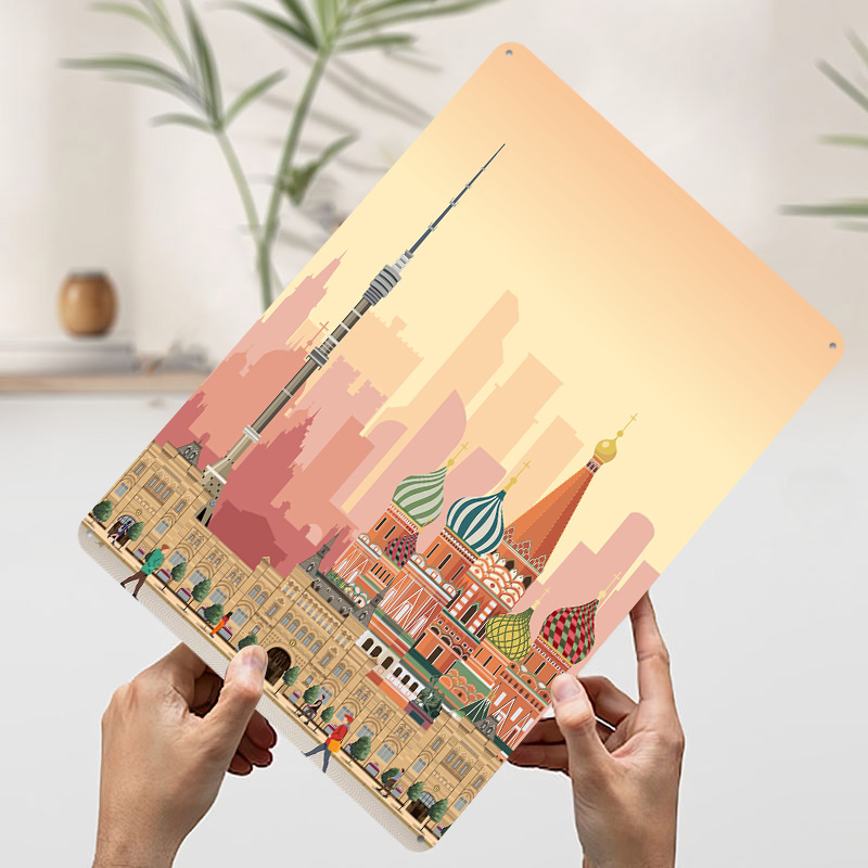Moscow Travel Print Printed Po - đánh giá và giá Retro Poster Gaming