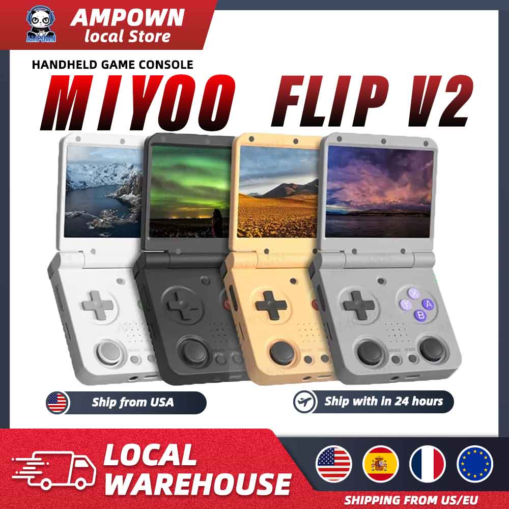 MIYOO Flip V2 Handheld Game Co - đánh giá và giá Retro Gaming Os Linux