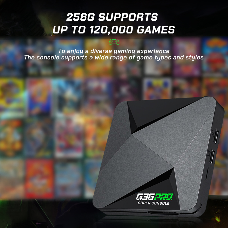 Super G36 Pro Game Console 256 - đánh giá và giá Retro Gaming Tv Box