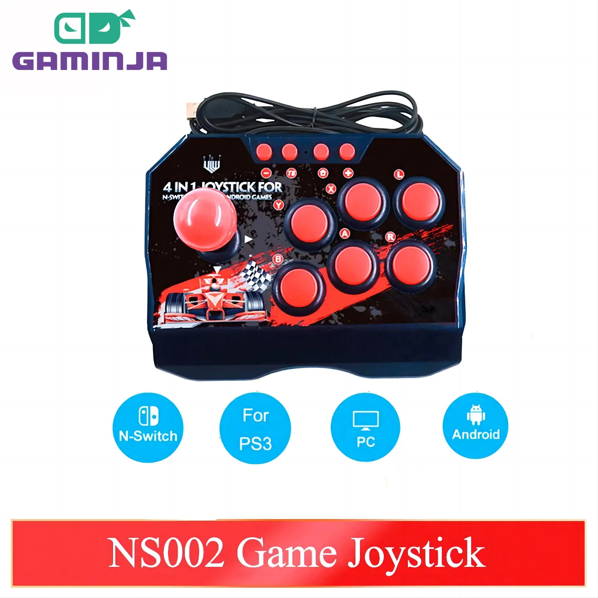 GAMINJA NS002 4 In 1 Retro Arc - đánh giá và giá Retro Gaming Joystick