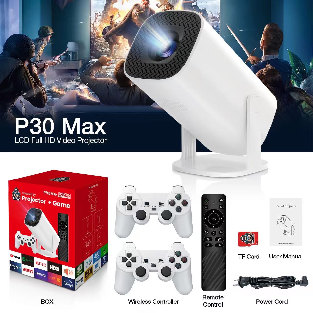 3D Game Projector P30MAX Retro - đánh giá và giá Retro Gaming Mister