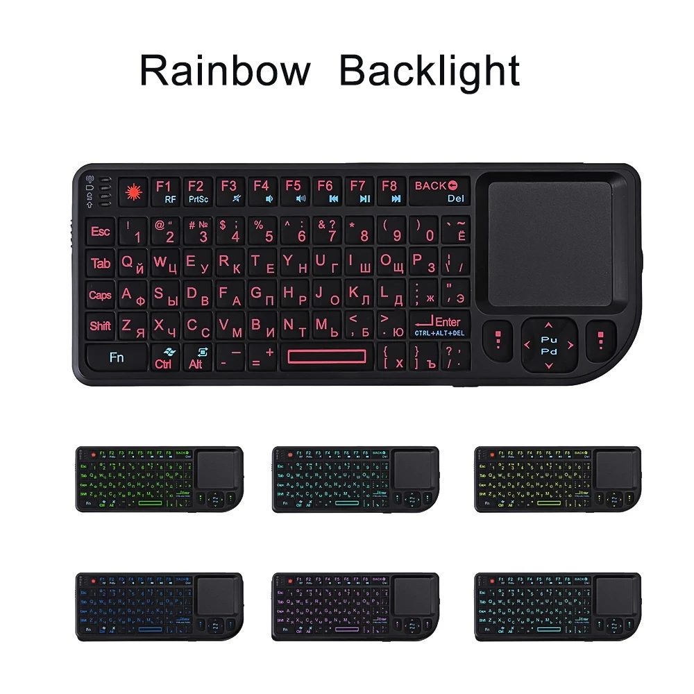 Backlit Mini Wireless Keyboard - đánh giá và giá Retro Gaming Tv Box