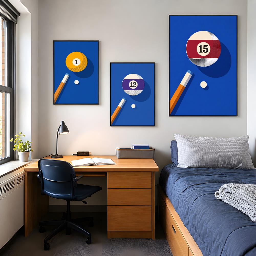 Retro Billiard Balls Pop Art G - đánh giá và giá Retro Gaming Life