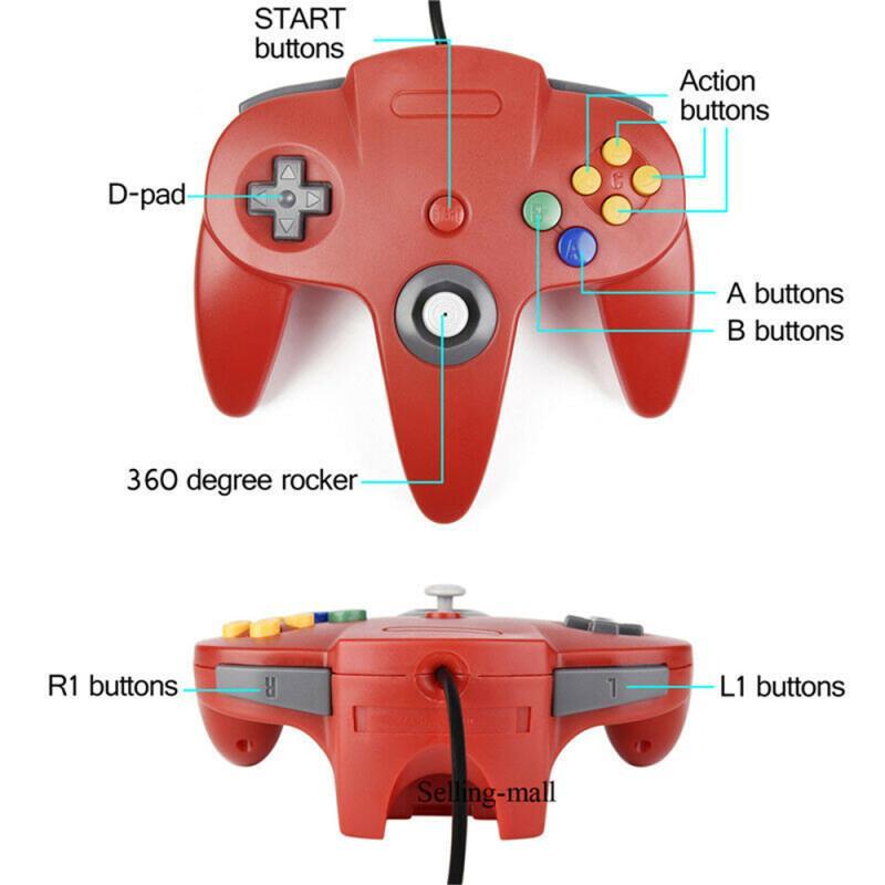 N64 Controller Classic USB Wir - đánh giá và giá Retro Gaming Joystick
